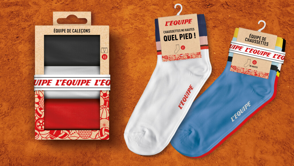design - Packs de sous vêtements l'équipe