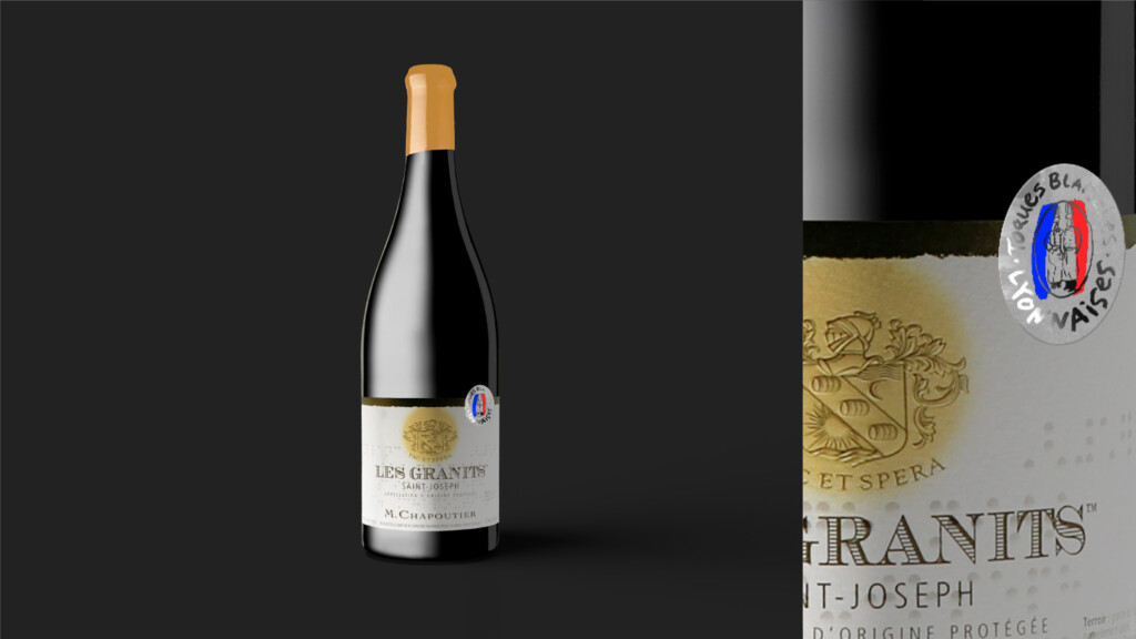 bouteille de vin toques blanches lyonnaises