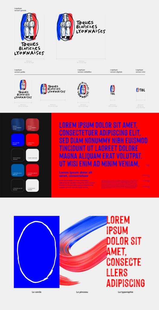 charte graphique toques blanches lyonnaises