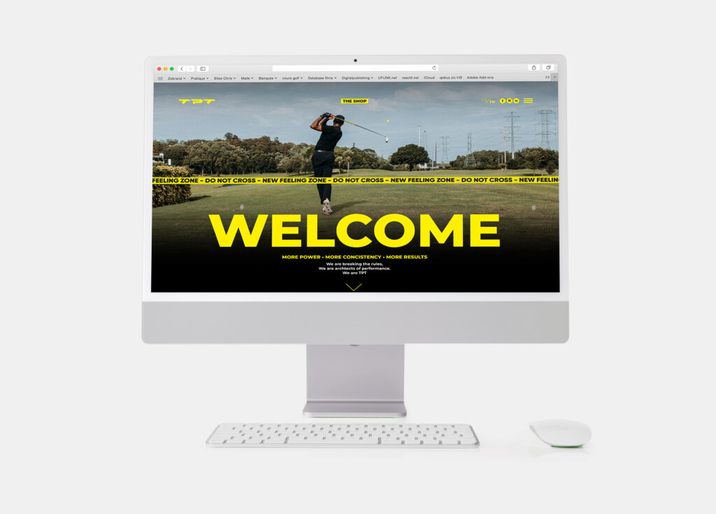 TPT - aperçu homepage site internet